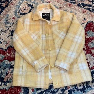 SOLD Hollister Plaid Shacket Coat
